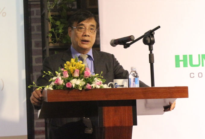 Ông Trần Đình Thiên phát biểu tại một hội thảo được tổ chức tại TP.HCM gần đây.