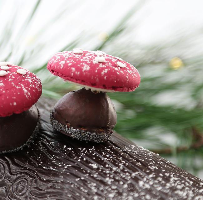 Bánh khúc cây Noel vừa ngọt ngào lại đẹp mắt mừng Giáng Sinh
