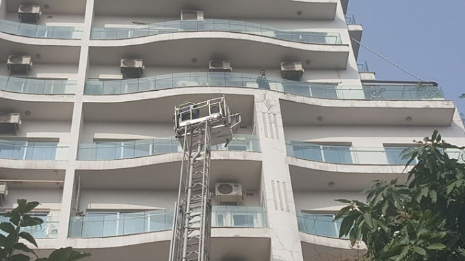 Hà Nội: Cháy tầng 25 tòa chung cư trên phố Hoàng Hoa Thám