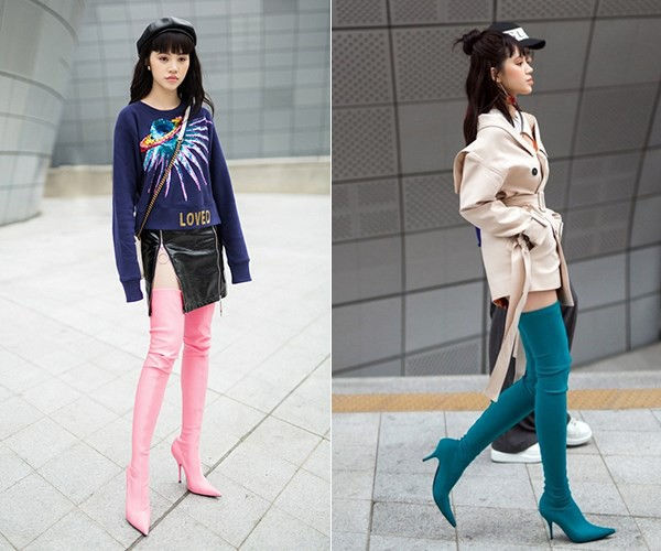 Nhưng Jolie Nguyễn mới là người đẹp diện đôi boots này chuẩn nhất, thậm chí cô còn sở hữu hai gam màu khác nhau, mỗi màu lại thể hiện một style riêng biệt.