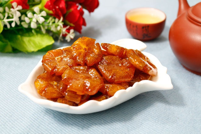 Mứt quất dẻo thơm ngọt, the mát  