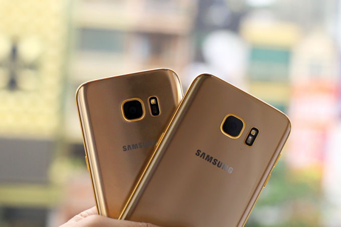 Samsung S7 sang trọng với phiên bản dát vàng 24K.