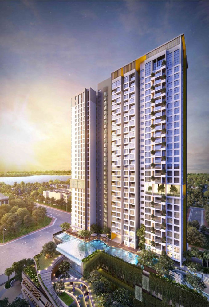 Phối cảnh dự án Feliz En Vista do Công ty TNHH Đầu tư Capitaland – Thiên Đức làm chủ đầu tư.