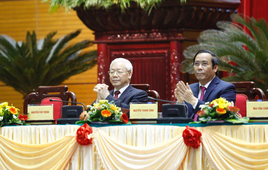Tổng Bí thư Nguyễn Phú Trọng tham dự hội nghị.