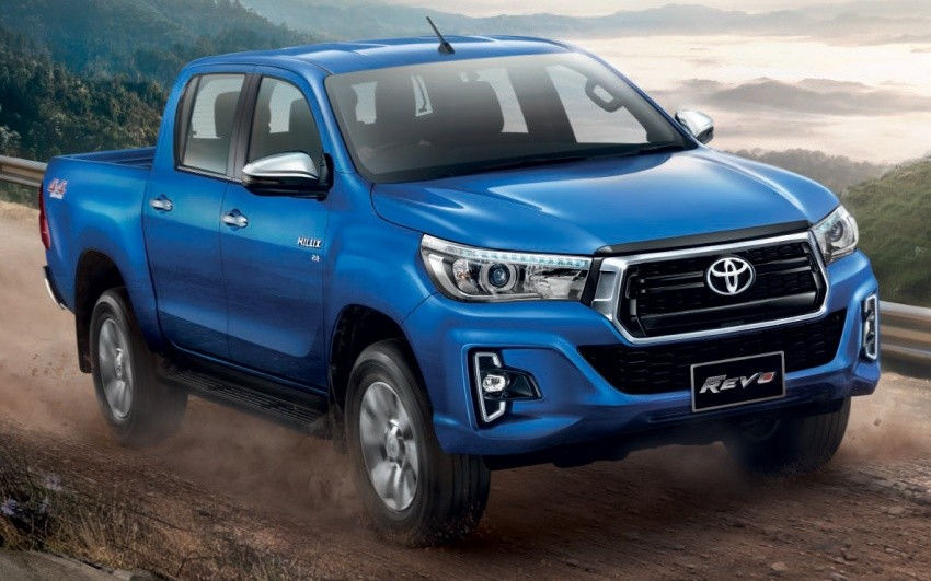 Hilux bản nâng cấp giữa dòng đời mới được ra mắt tại Thái Lan cuối năm 2017