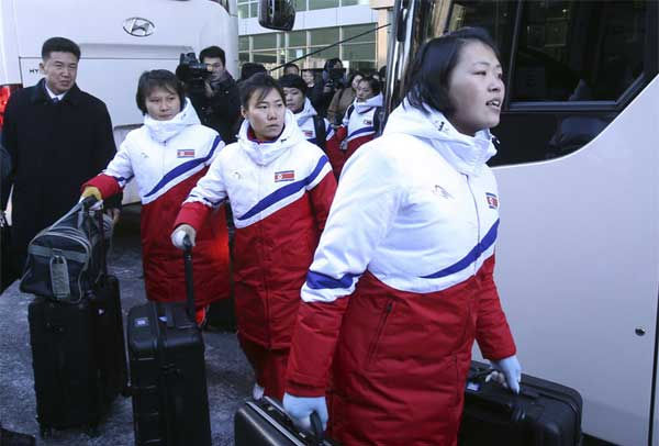 Vận động viên Triều Tiên (Ảnh: AP)