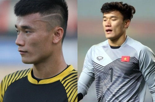 Kiểu tóc húi cua mang đến sự mạnh mẽ, trong khi kiểu tóc xoăn của Hàn Quốc làm nên vẻ ngoài lãng tử cho thủ thành tuyển U23 Việt Nam.