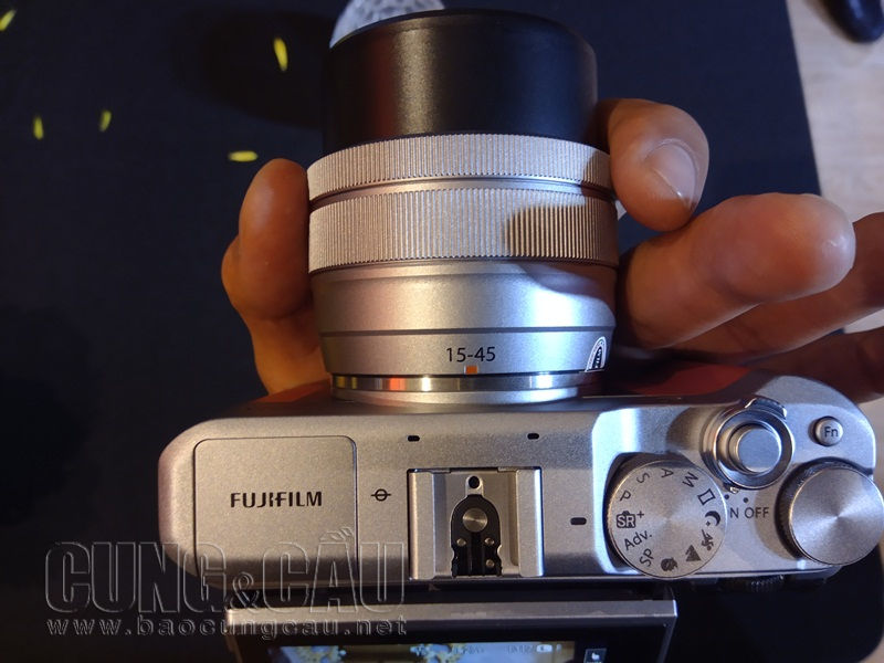 Fujifilm X­A5 tích hợp giao diện người dùng dễ sử dụng - Ảnh: Minh Định 