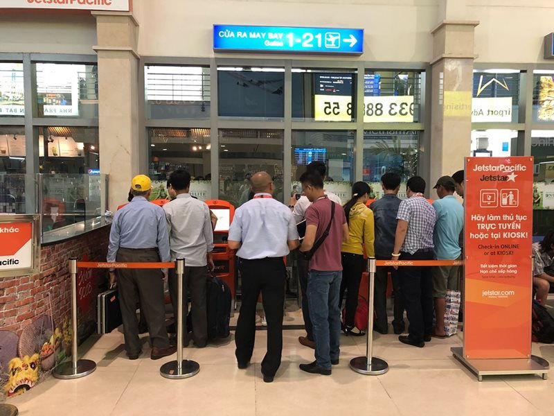 Các Kiosk Check in giúp hành khách dễ dàng làm thủ tục chuyến bay để di chuyển nhanh qua cổng an ninh và ra máy bay.
