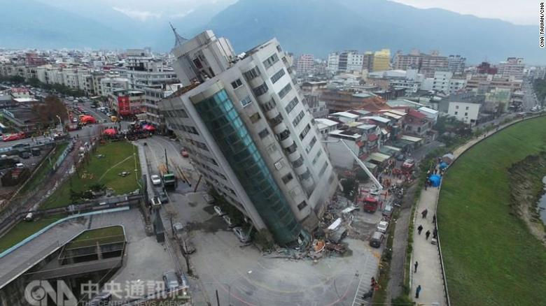 Gần 150 người vẫn còn mất tích trong trận động đất ở Đài Loan.