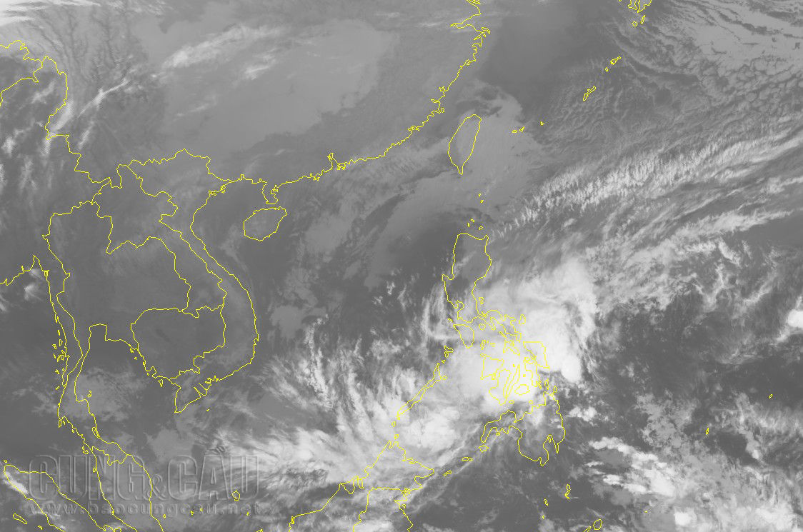 Tối 14/2, bão Sanba sẽ đi vào vùng biển Đông Nam Biển Đông