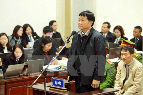 Phiên tòa xử ông Đinh La Thăng trong vụ góp vốn 800 tỷ vào OceanBank có thể bắt đầu ngay sau Tết Nguyên đán. Nguồn ảnh: TTXVN