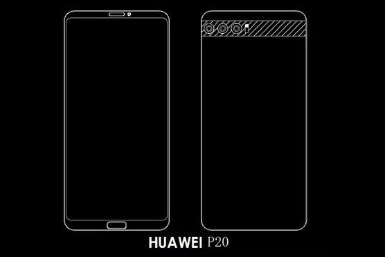Huawei P20 Pro sẽ trang bị cụm 3 camera.