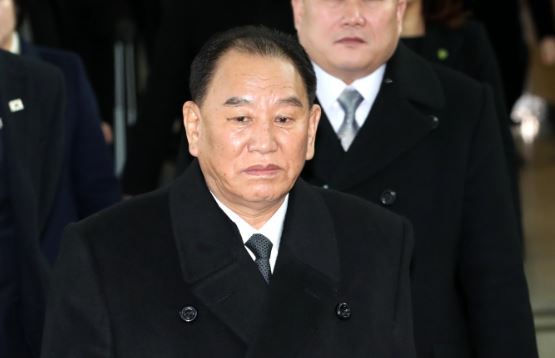 Ông Kim Yong-chol dẫn đầu phái đoàn 8 người đã tới Hàn Quốc.