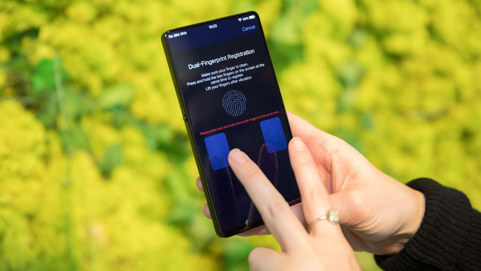 Vivo giới thiệu mô hình điện thoại cảm biến vân tay đa điểm trên màn hình