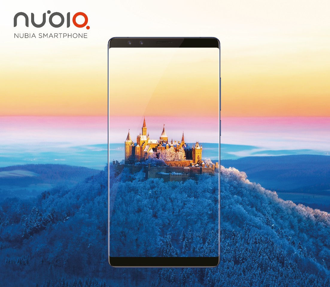 Mẫu quảng cáo của điện thoại Nubia Z17s tại MWC 2018.