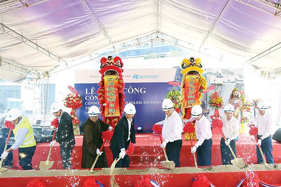 HBC tổ chức lễ khởi công gói thầu dự án condotel Wyndham Soleil Đà Nẵng.