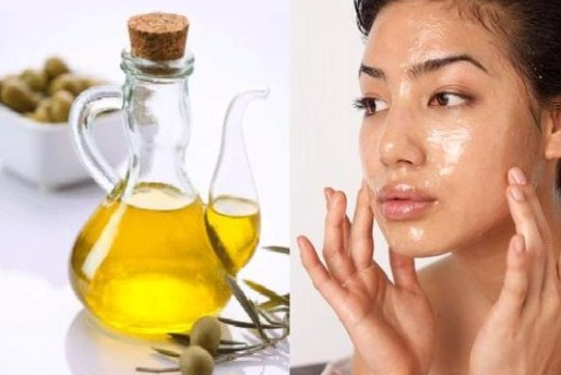 Massage mặt bằng dầu oliu cũng là cách làm trắng da mặt hiệu quả. Ảnh minh họa (nguồn Internet).