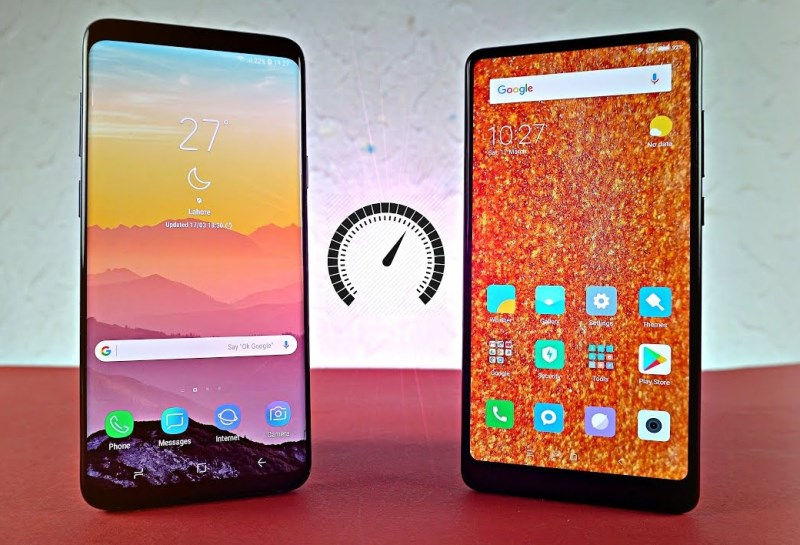 Xiaomi Mi Mix 2S và Samsung S9/S9  có cùng cấu hình chip Qualcomm Snapdragon 845 nhưng giá chỉ gần 50% trên nhiều thị trường toàn cầu.