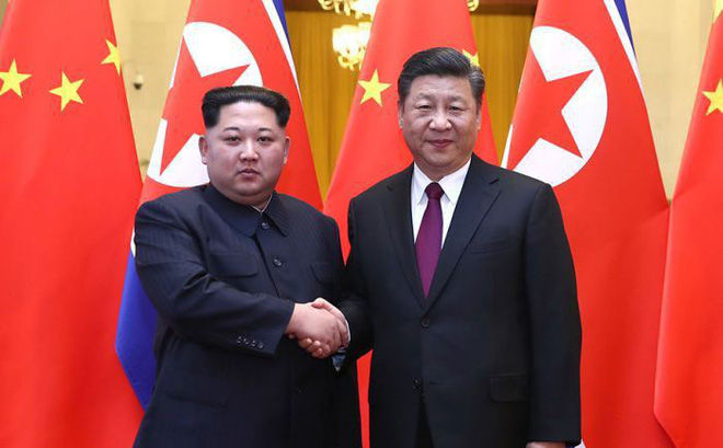 Chủ tịch Trung Quốc gặp Kim Jong-un