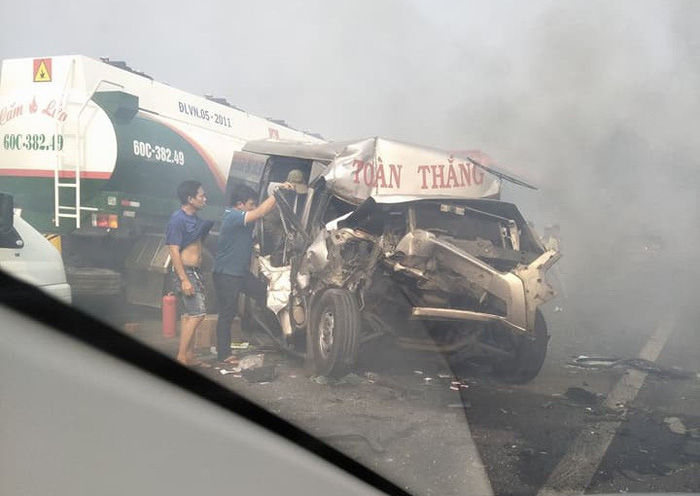 Vụ tai nạn trên cao tốc Long Thành - Dầu Giây: Do khói và các xe không giữ khoảng cách an toàn 