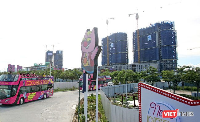 Cơ quan chức năng TP Đà Nẵng phát hiện Chủ đầu tư Tổ hợp dự án giải trí Cocobay Đà Nẵng xây dựng công trình khi chưa có giấy phép xây dựng.