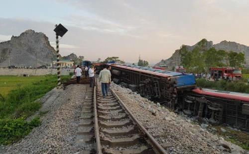 Hiện trường một vụ tai nạn đường sắt. Ảnh: Quang Toàn (nguồn TTXVN).