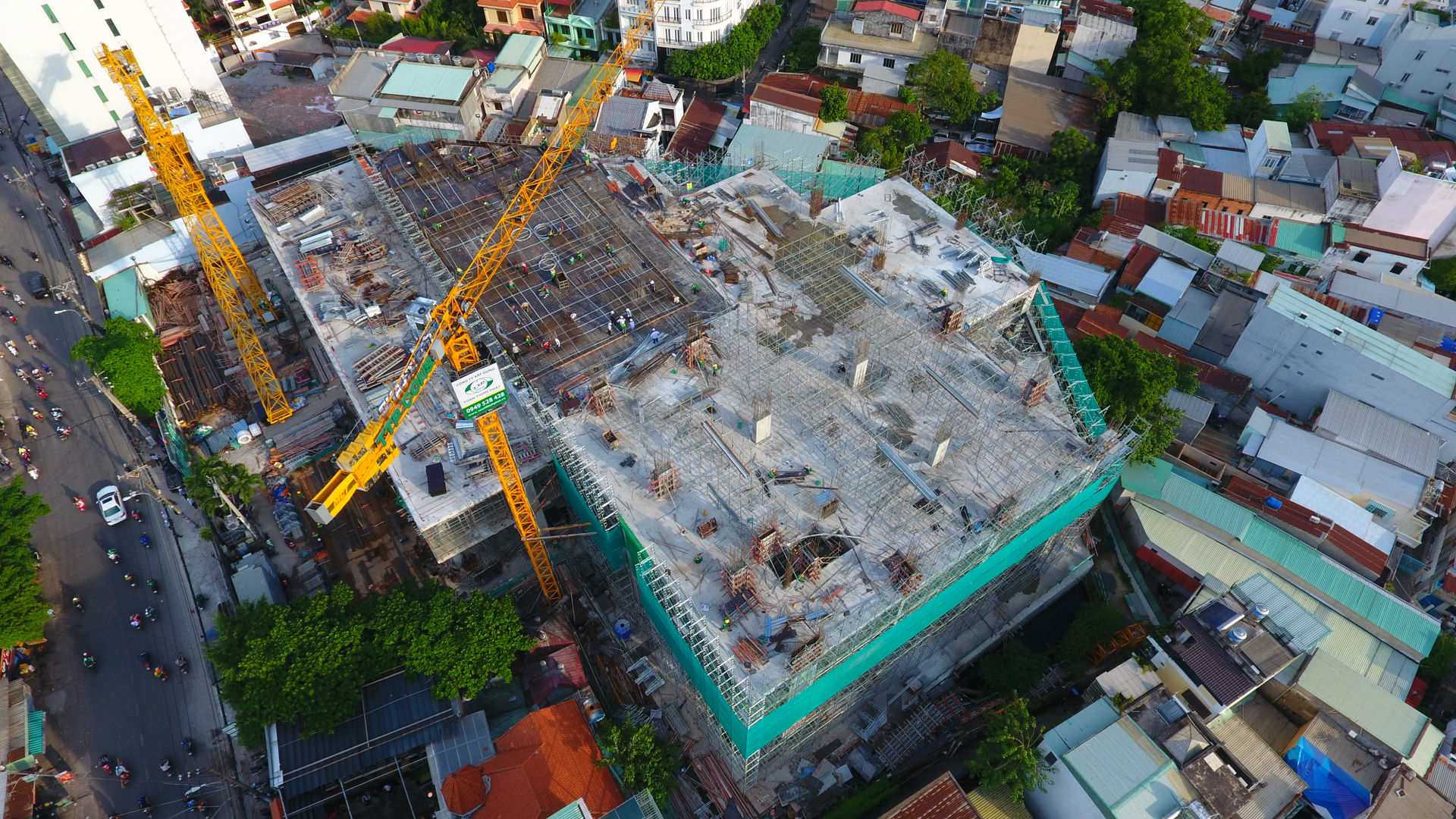 Dự án Trung tâm thương mại đầu tiên của TTC Land tại Sài Gòn hiện đang thi công đến đâu?