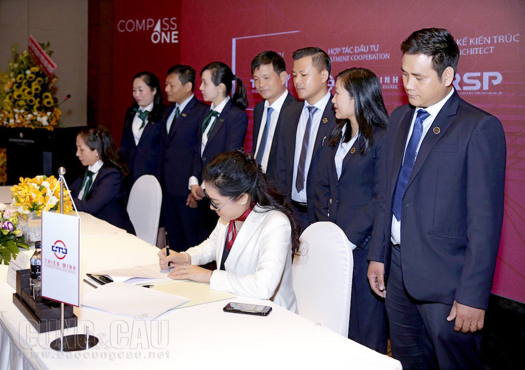 Thien Minh Group và TayHo JSC ký kết hợp đồng hợp tác phát triển dự án.