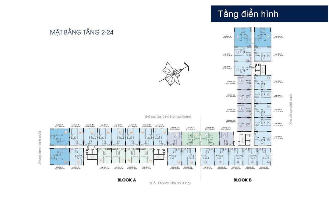 Mặt bằng tổng thể dự án Saigon Gateway.