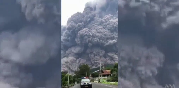 Khung cảnh hoang tàn sau vụ núi lửa phun trào ở Guatemala