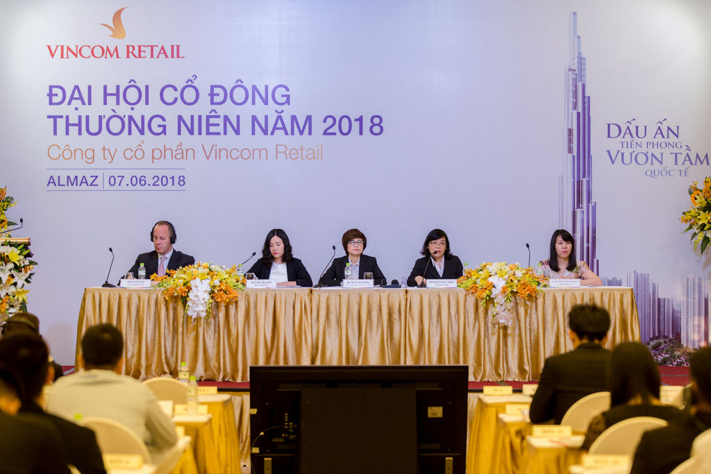 Đại hội cổ đông 2018 của Vincom Retail.