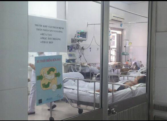 Nơi bệnh nhân nam đang điều trị tại Khoa bệnh nhiệt đới Bệnh viện Chợ Rẫy. Ảnh: Zing News  