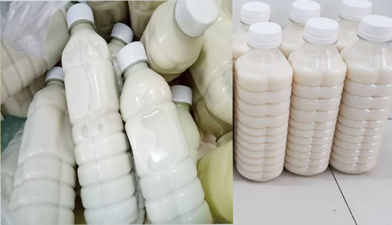   Người tiêu dùng cần phân biệt sữa đậu nành thật và sữa đậu nành pha hóa chất để không uống nhầm. Ảnh minh họa (nguồn Internet).  