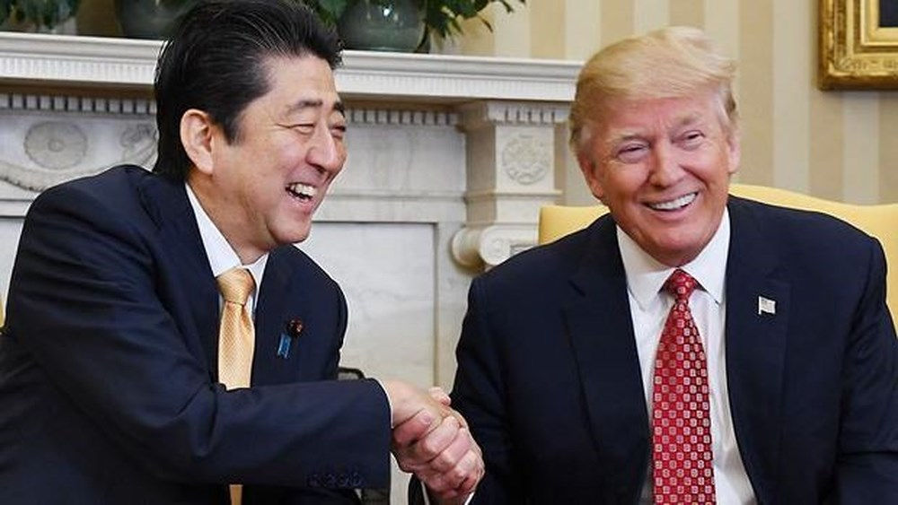 Thủ tướng Nhật Bản Shinzo Abe và Tổng thống Mỹ Donald Trump 