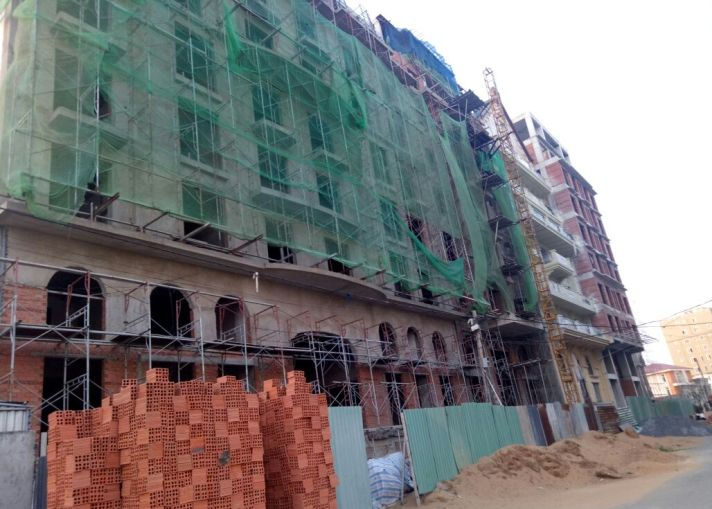 Một trong 17 công trình xây dựng sai phép tại phường Thảo Điền, quận 2.