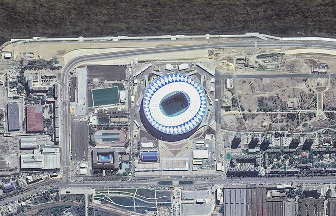 Sân Volgograd Arena, Volgograd, sức chứa 45.000 chỗ ngồi.
