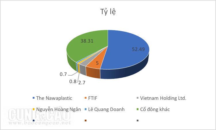 Cơ cấu cổ đông hiện tại của BMP.