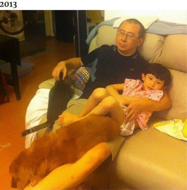 Loạt ảnh cha, con gái và thú cưng chụp ảnh cùng nhau suốt 10 năm khiến ai xem cũng xúc động