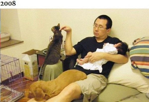 Loạt ảnh cha, con gái và thú cưng chụp ảnh cùng nhau suốt 10 năm khiến ai xem cũng xúc động