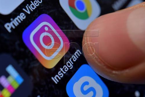 Instagram, trang mạng xã hội chuyên về chia sẻ hình ảnh và video. Ảnh: EPA