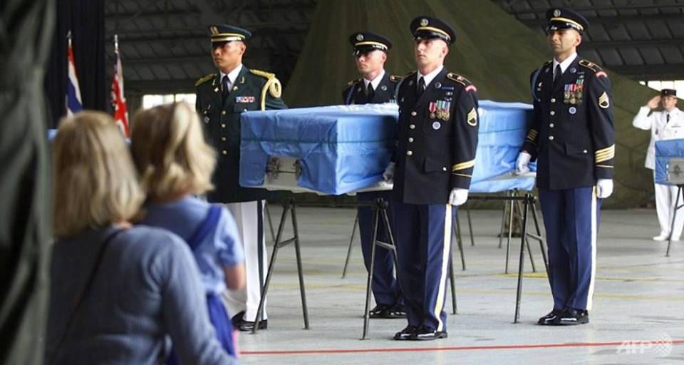 Triều Tiên trao cho Mỹ 200 bộ hài cốt binh sĩ thiệt mạng trong cuộc chiến Triều Tiên. Ảnh: AFP  