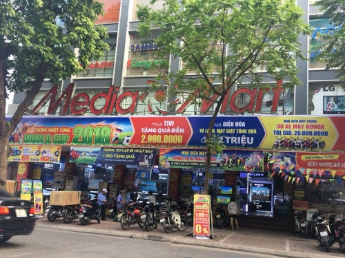   Siêu thị điện máy Media Mart tung ra nhiều chương trình “ăn theo” World Cup 2018.  