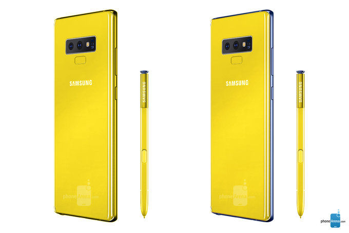 Chiếc Samsung Galaxy Note 9 sắp ra mắt sẽ có màu như thế này? Ảnh: Phone Arena