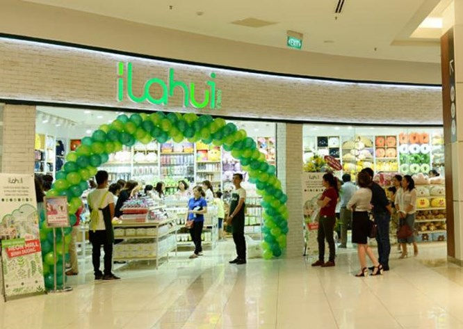 Một cửa hàng của Ilahui Trung Quốc khai trương tại Việt Nam. 