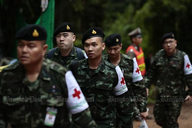 Chính thức bắt đầu cuộc giải cứu đội bóng thiếu niên Thái Lan mắc kẹt trong hang động Tham Luang.