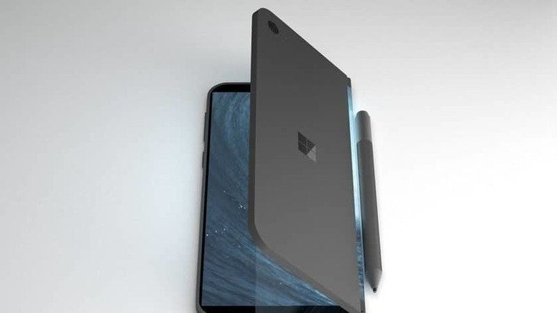 Một hình ảnh được cho là Surface Phone.