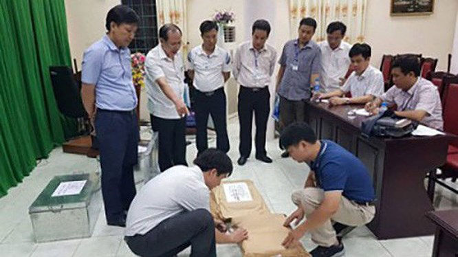   Tổ công tác kiểm tra tại tỉnh Hà Giang. Ảnh: CAND  