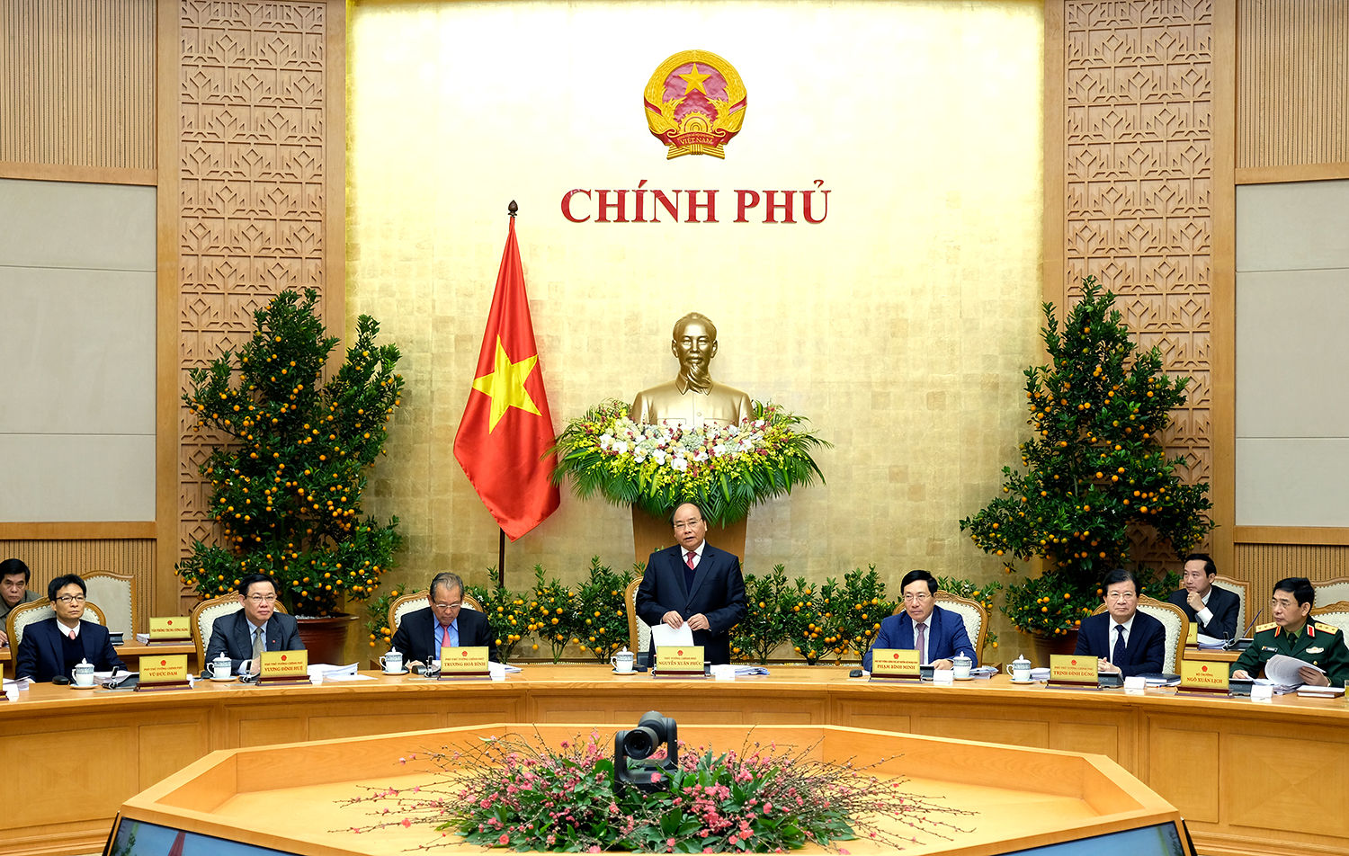 Thủ tướng Nguyễn Xuân Phúc sẽ chủ trì cuộc họp. Ảnh: Báo điện tử Chính phủ.