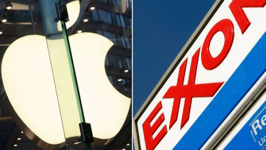  Apple đã thống lĩnh thị trường tài chính Mỹ sau khi qua mặt Exxon. Ảnh: CNBC/Getty 